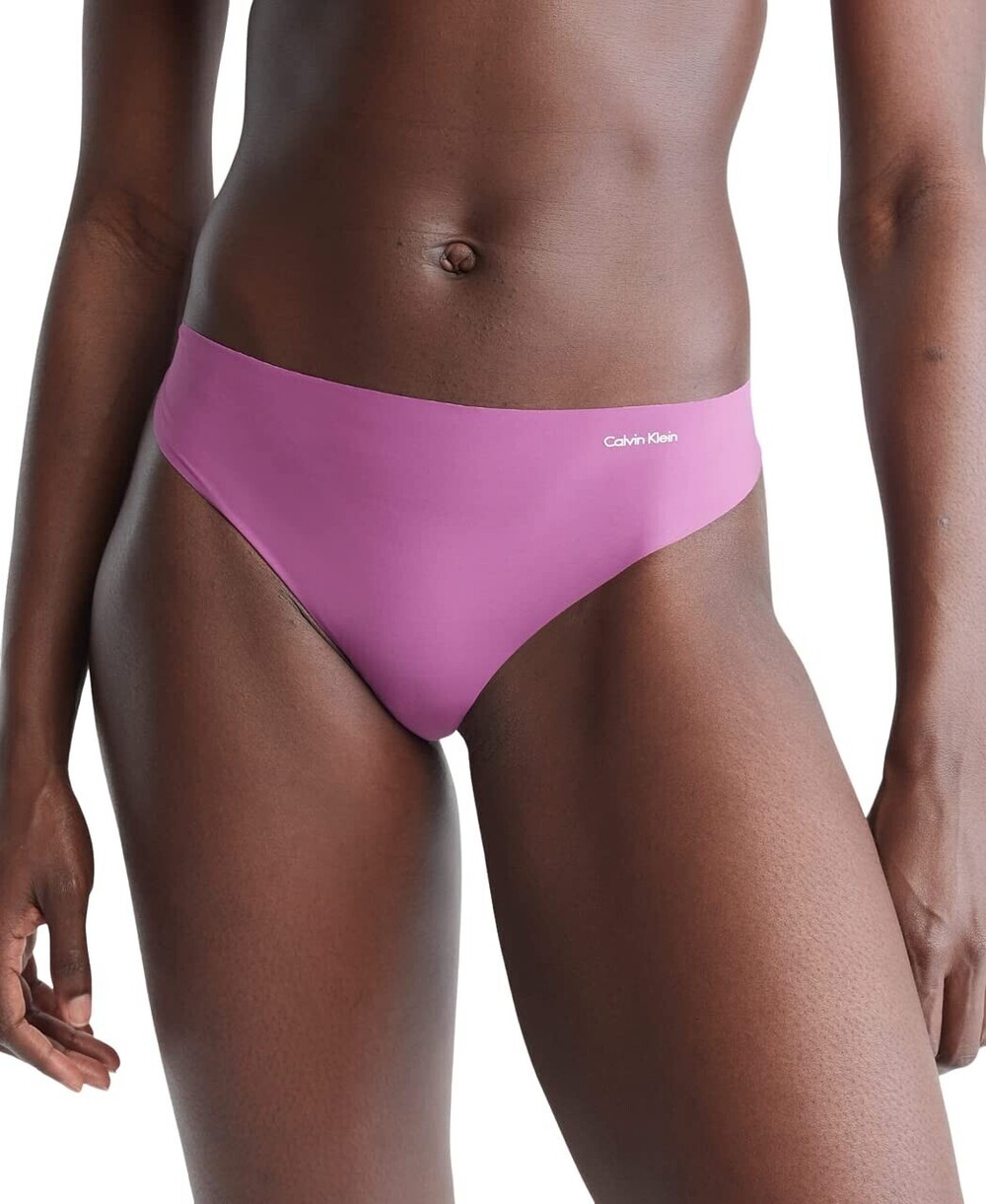 NWT Calvin Klein Thong Panty Amethyst Seamless, Nylon Blend, X-Small